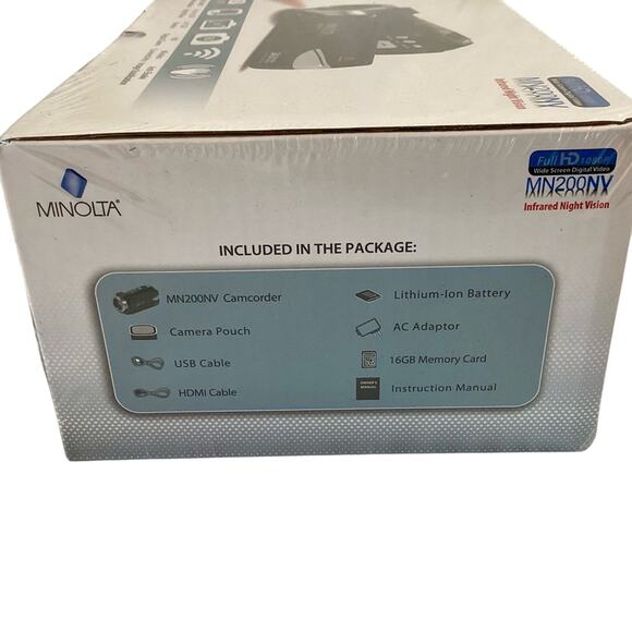 Minolta 1080p Full HD IR Night Vision Wi-Fi Camcorder - Picture 6 of 6